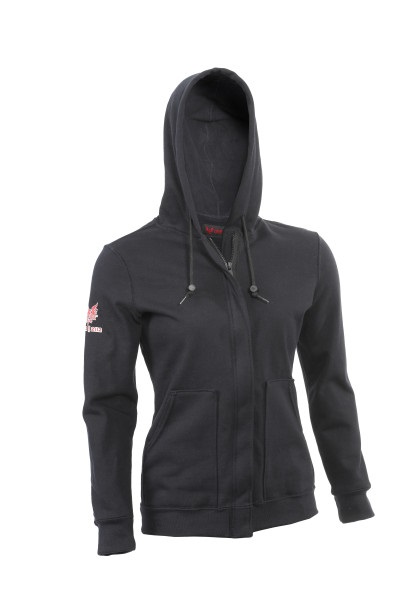 DRIFIRE Women's FR Heavyweight Zip Front Hoodie, Navy Blue - Women's FR Work Wear